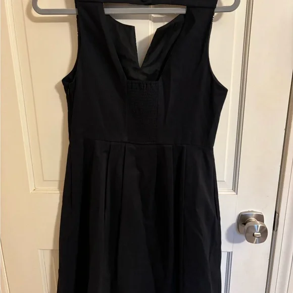 Moulinette Soeurs Black and Orange Embroidered Midi Dress - Picture 4 of 5